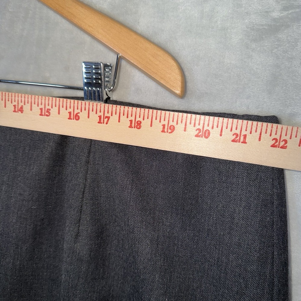 Pendleton Wool Skirt Women's 22W All Wool Dark Gray Pencil Skirt Lined Plus Size - Picture 8 of 12